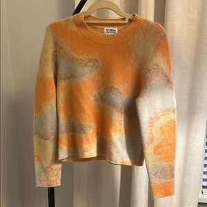 Women's Orange and Gray Sweater